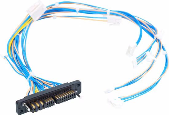 編組スリーブ付き 24 ピン ATX メス - オス PSU 電源ワイヤー ハーネス
