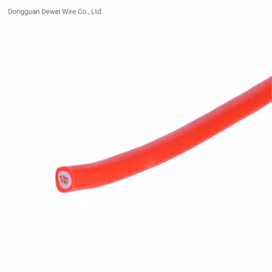 Dw08 Power Cable Copper Wire Silicone Wire Good for Automotive